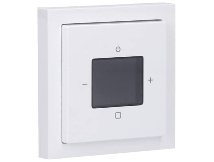 Busch-Jaeger Unterputz-Radio-Set: 8217 U-101 Busch-Radio BTconnect DAB+ + 8252-84-101 Zentralscheibe für Busch- DAB+ Radio + 1721-184K -Abdeckrahmen 1-fach future linear