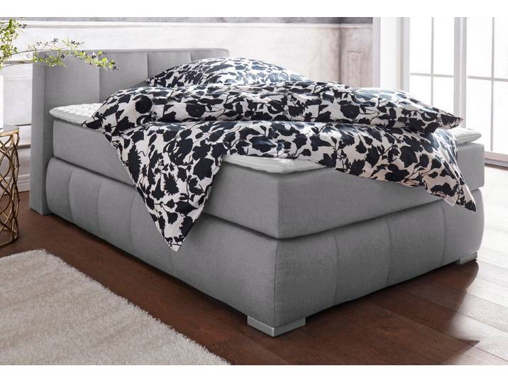 Home affaire Boxspringbett Chelles, inkl. Kaltschaumtopper, in 5 Breiten und 3 Matratzenarten