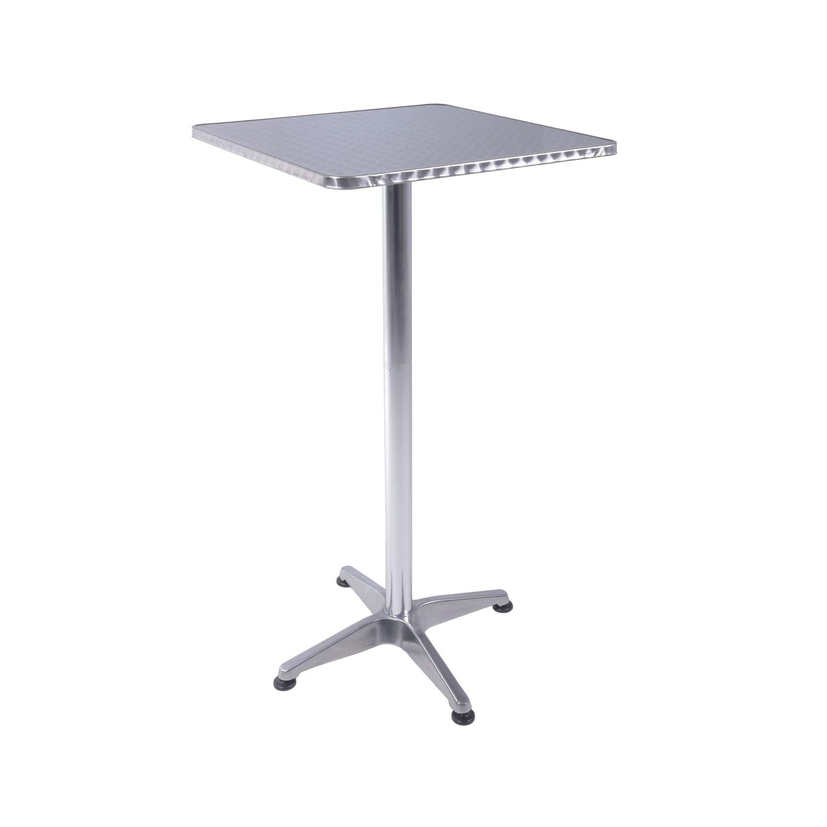 Bistro Tisch, quadratisch, Alu-Gestell