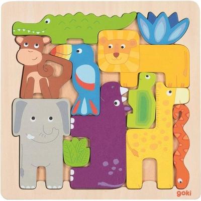 Einlegepuzzle Safari