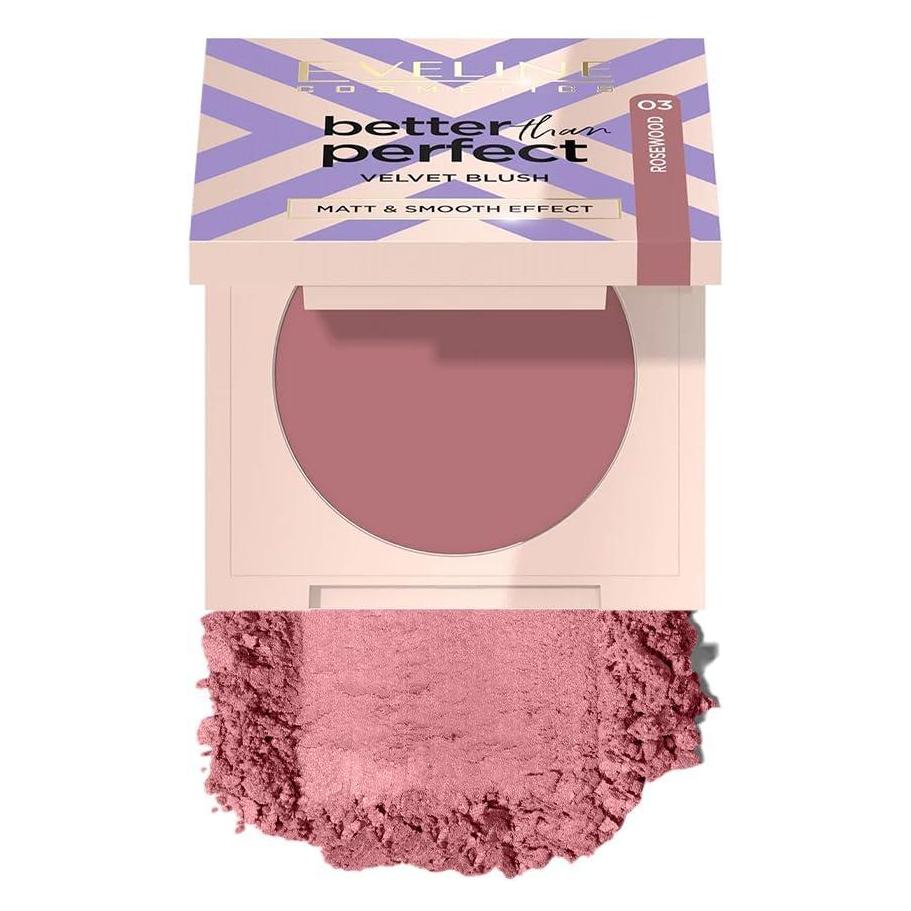 Eveline Better Than Perfect Velvet Blush Pressed Rose 03 (Pressed Rose 03) (50346453)