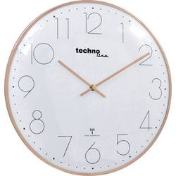 Techno Line WT 8235 gold optik Funk Wanduhr 35 cm x 350 mm x 350 mm x 25 mm Roségold