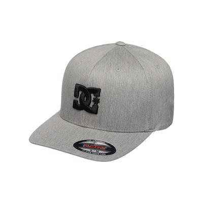 Flex Cap DC SHOES "Capstar", Herren, Gr. L, grau (castlerock), Baumwolle, Caps