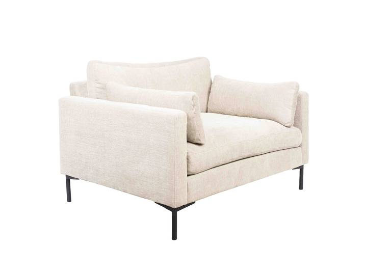Zuiver Summer Lounge Chair Stahl/Stoff Creme