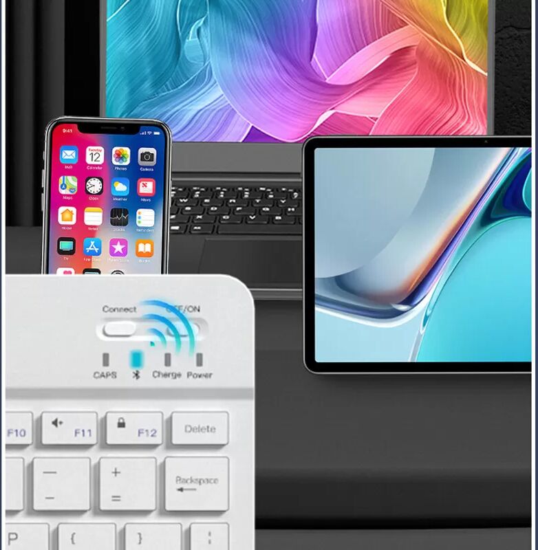 INF Clavier et souris Bluetooth sans fil - Rechargeables 10 pouces