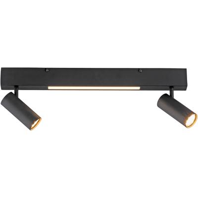LED Deckenleuchte "DANTE", schwarz, 2, H: 14,5cm, 1 Stk., SCHÖNER WOHNEN-KOLLEKTION, Leuchten, SCHÖNER WOHNEN Kollektion, dreh- und schwenkbar, LED Deckenleuchte