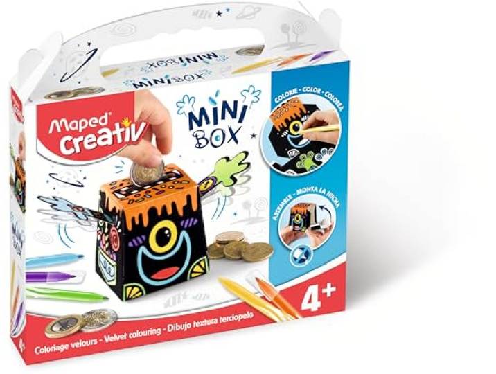 Maped Creativ Mini spaarpot, fluwelen kleur, eenheidsmaat