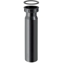 Geberit Anschlussstutzen 152114161 2", DN 50, schwarz, mit Überwurfmutter, PE-HD, schwarz