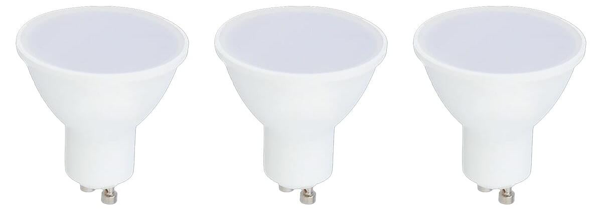 LED Line LED Spot PAR16 GU10 Mat - 3W 240lm 3000K Warmwit - 3 stuks