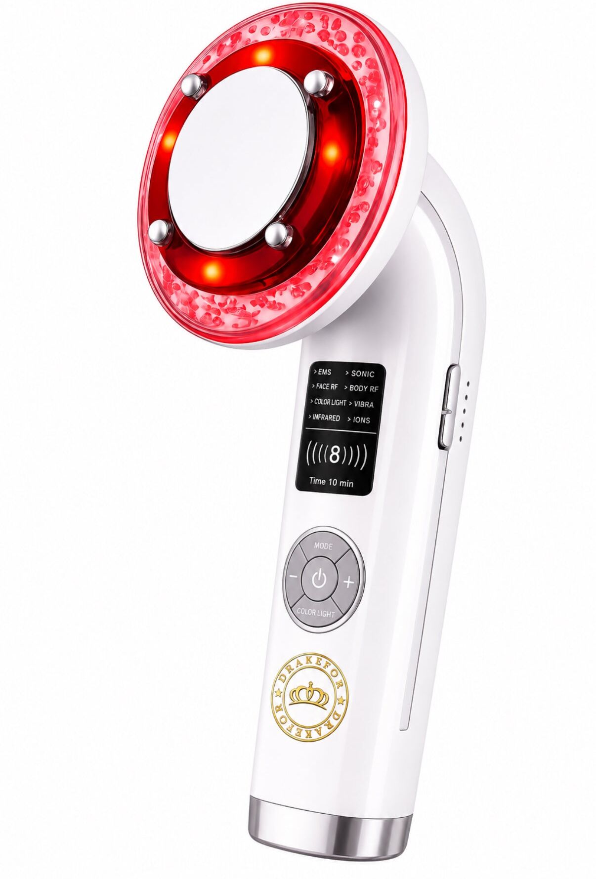 Drakefor Dispositivo multifunción de belleza para el hogar 8 en 1 DKF-980 PLUS. Blanco