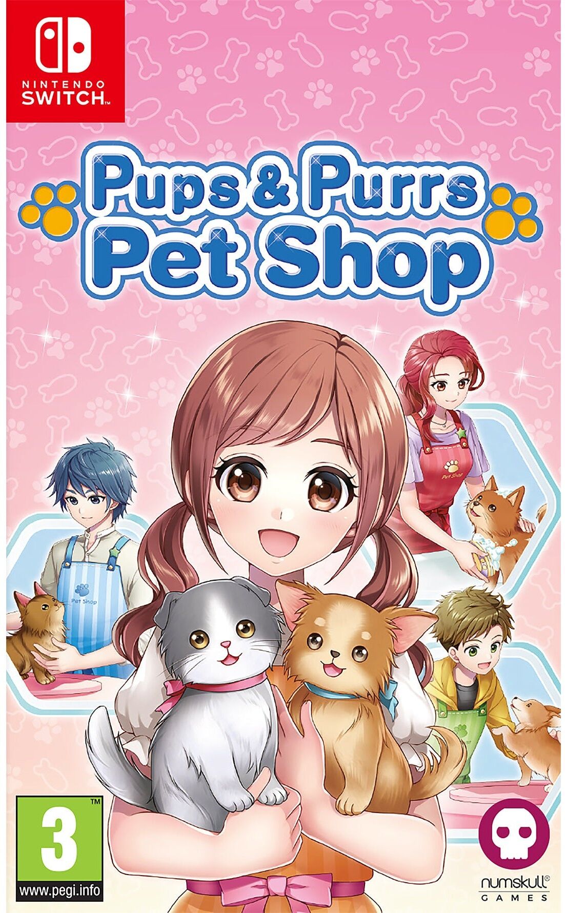 Numskull Games Pups ; Purrs Pet Shop for Nintendo Switch - Animal Care Simulation Game