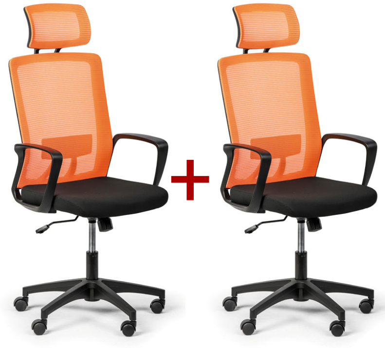 B2B Partner Bürostuhl BASE PLUS 1+1 GRATIS, orange