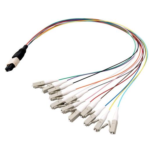 EFB Elektronik MTP-M/LC 8-Fasermatrix Patchkabel OM3,LSZH Aqua, 0,4m Anwendung: Geeignet für Übertragungsstrecken (0.40 m) (MTPM08LCOM3-0)