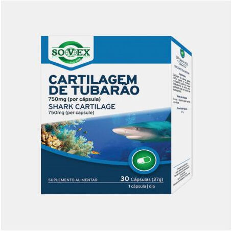 SOVEX® CARTILAGEM DE TUBARAO 750mg 30 CAPSULAS