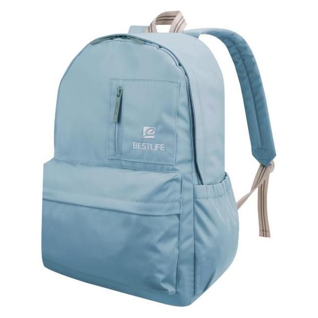 Bestlife Rucksack na Notebook 15,6", COL-Rainbow, blau aus Polyester (BSB-3591BU)