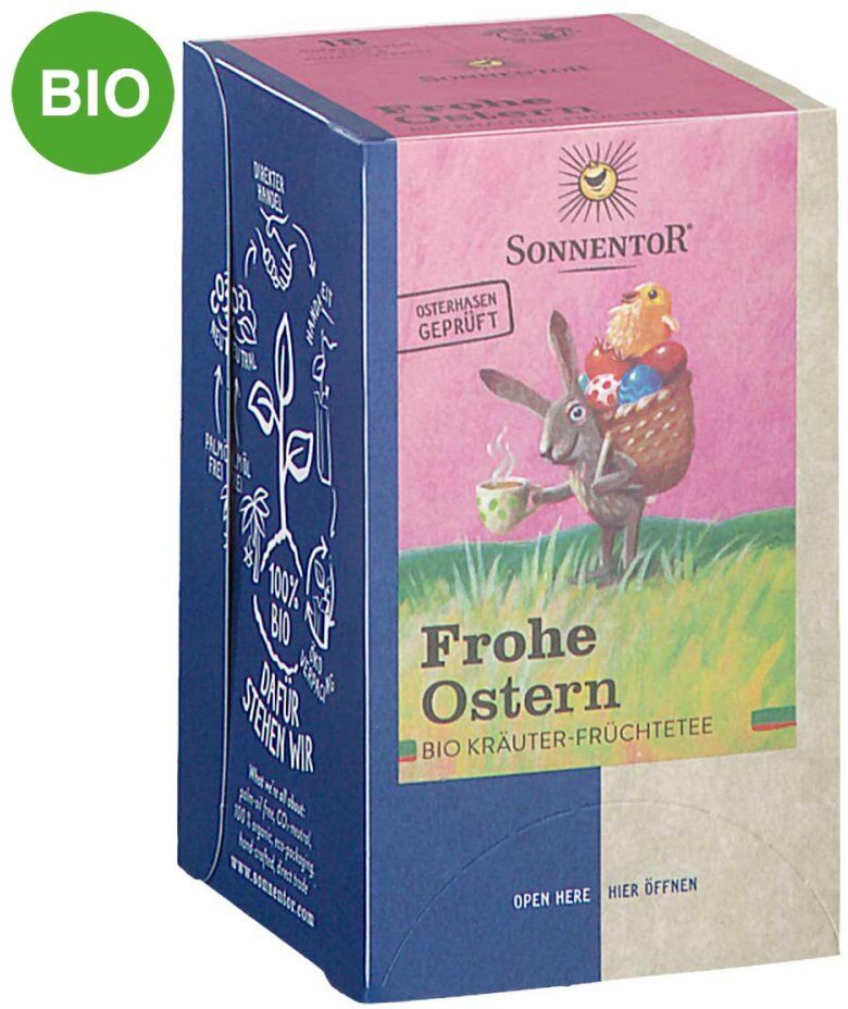 Sonnentor Frohe Ostern Bio Gewürz Kräutertee 18stk