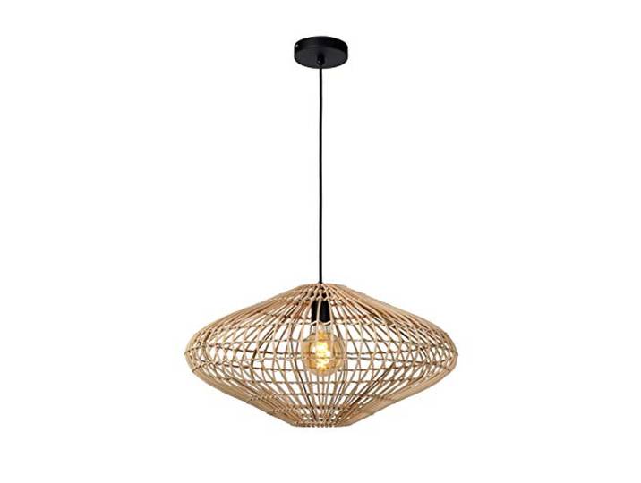 LUCIDE MAGALI - Suspension - Ø 56 cm - 1xE27 - Bois clair