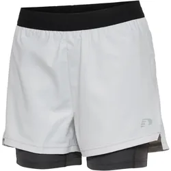 newline 2in1 Running Shorts Damen oyster mushroom XS
