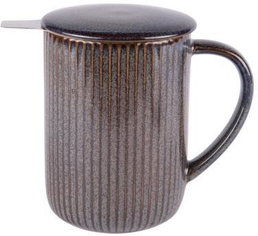 Nature & Decouvertes Caneca Tisanière Tiao em Cerâmica 47cl - Preto - Nature & Découvertes
