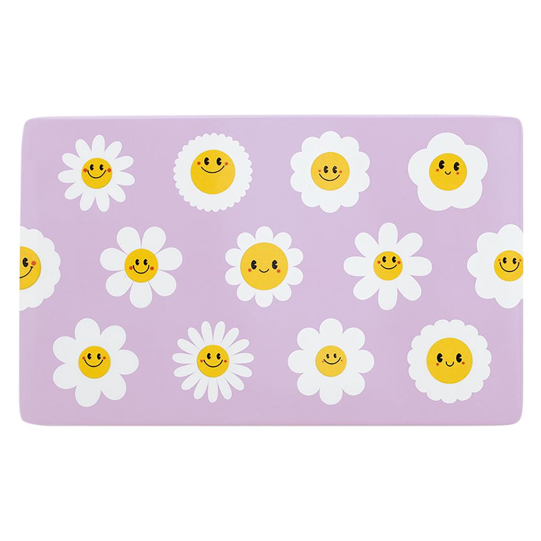 Zeller Present Frühstücksbrettchen Happy Flowers 23.3x14.3x0.3 cm (26485-146236.0235)
