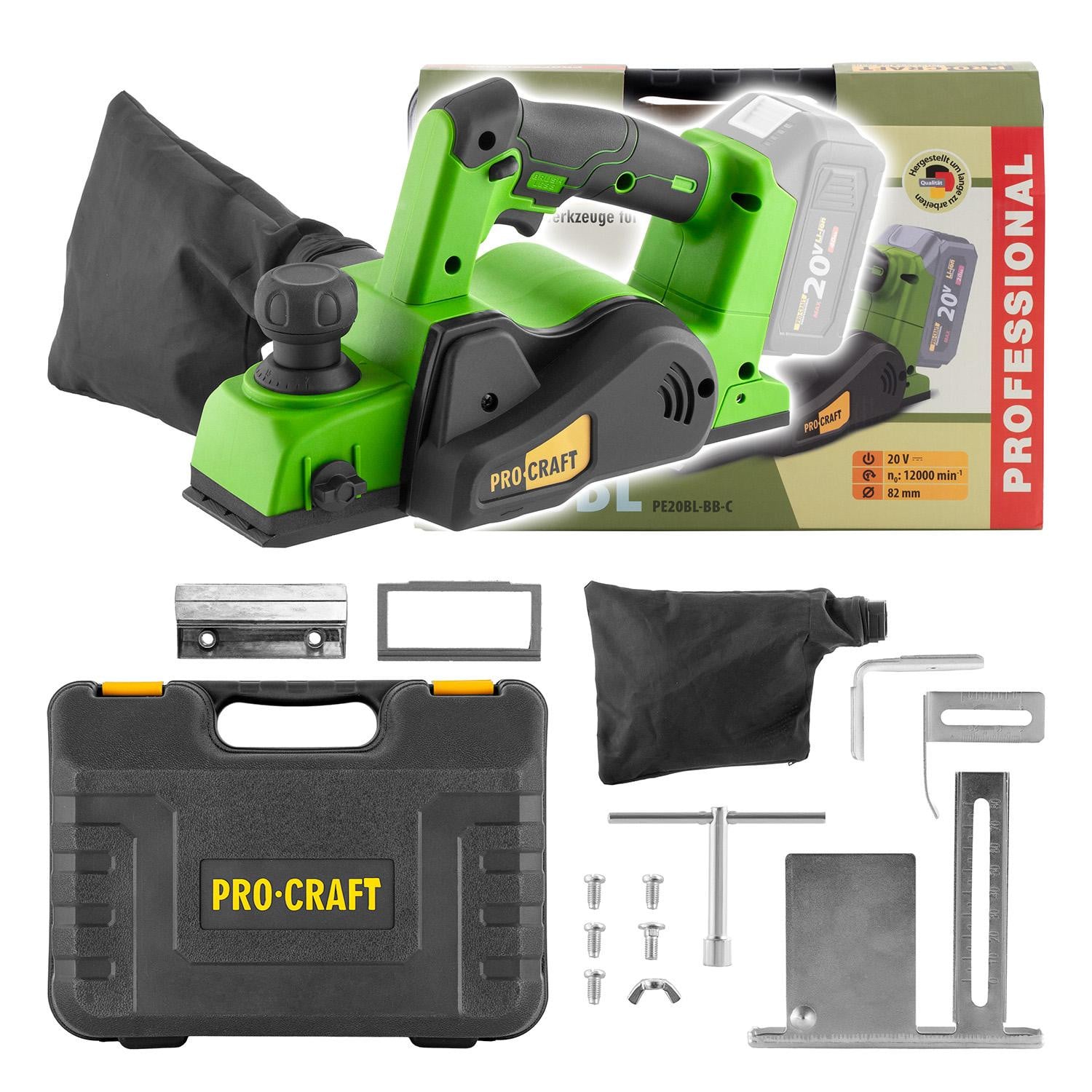 Procraft PE20BL Accu schaaf
