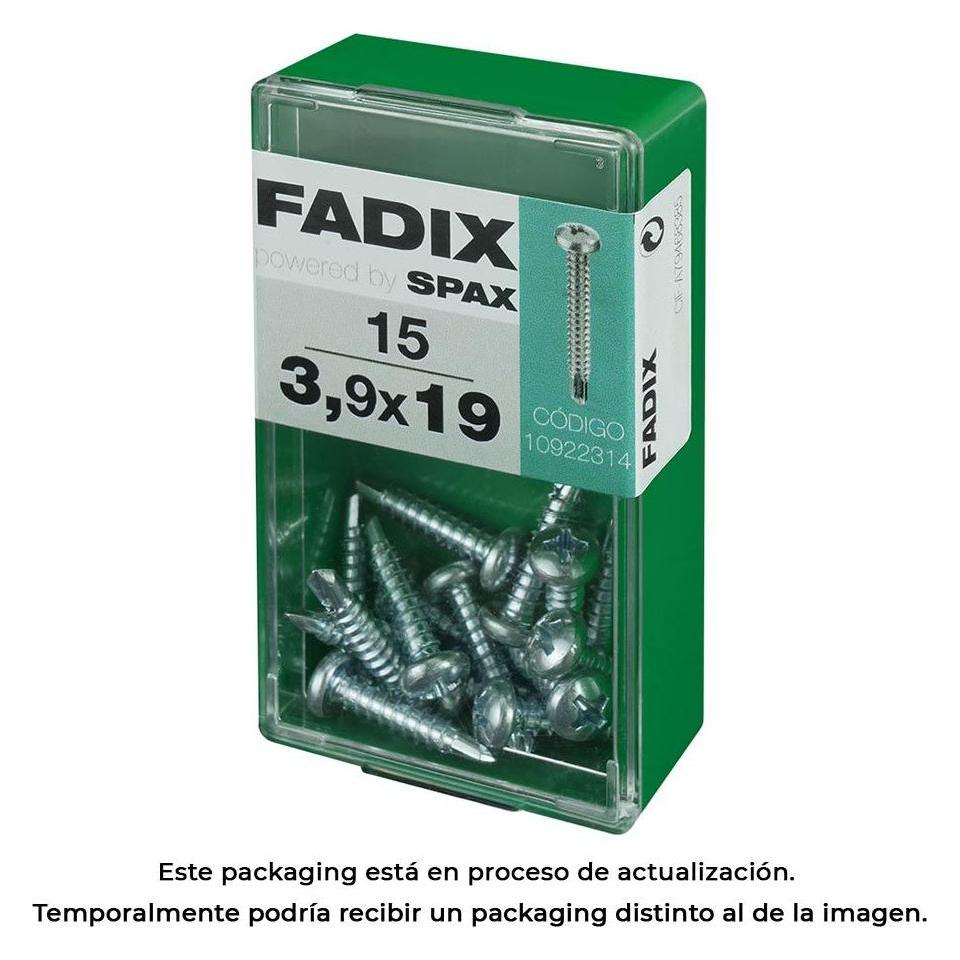 Fadix Box s 15 Einheit. Schraube mit Gewinde Blatt cr autot. 3.9x19mm (15 Stk., 19 mm) (49437691)