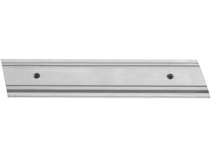 Schienenverbinder für Vorhangschienen GARESA Flächenvorhangprofil für Modelle Smart (2, 3, 4 Lauf) und Compakt Gr. 1, grau (aluminiumfarben), Blacklist, Sichtschutzbefestigungen, Schienenverbinder für Vorhangschienen, Silberfarben