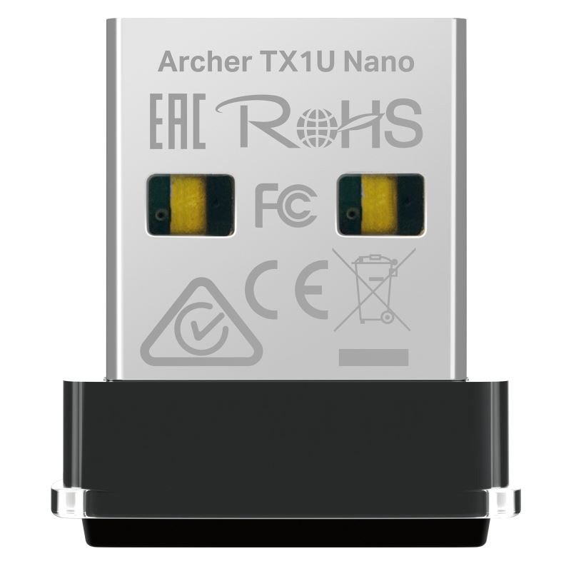 TP-Link AX300 NANO WI-FI 6 USB ADAPTER INTERNAL ANTENNAS USB 2.0