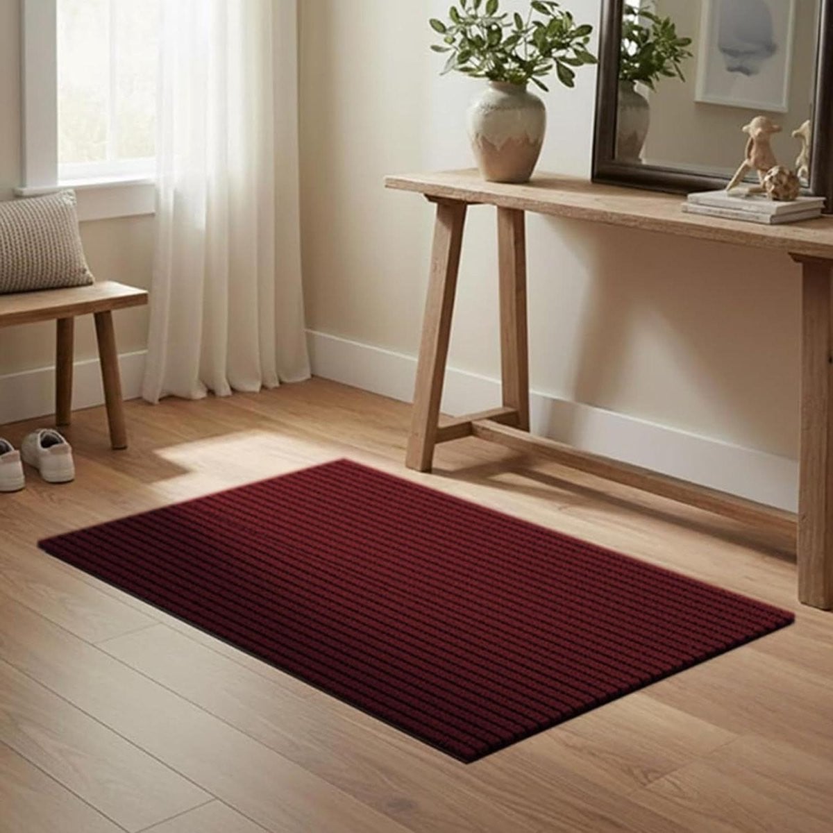 Rode Schoonloopmat Entremat Machinewasbaar B: 90 cm, L: 150 cm