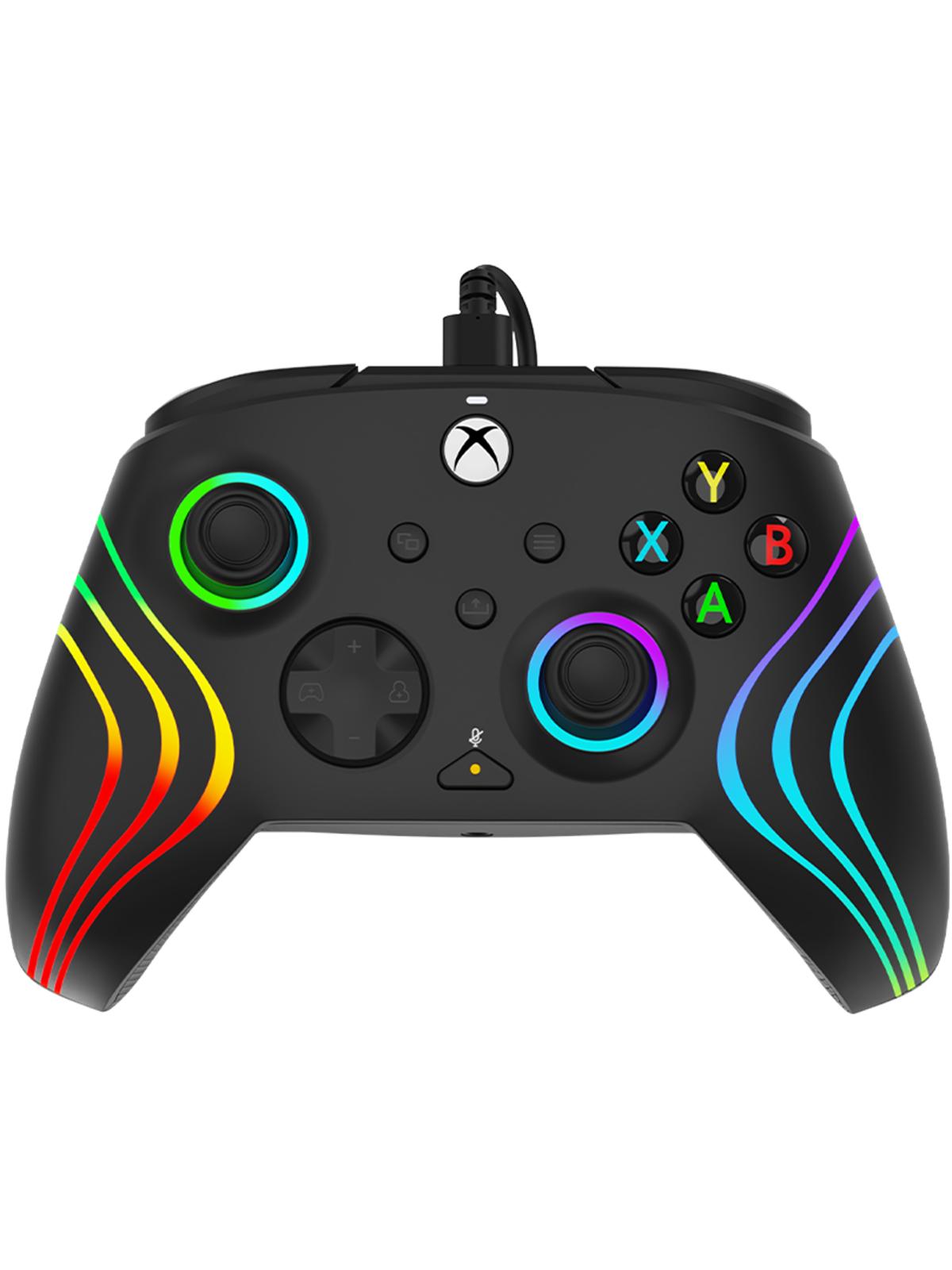 PDP Afterglow Wave Wired Controller - Black - Wired Controller - Microsoft Xbox One