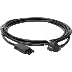 Kopp 226404040 Schutzkontaktzuleitung 4m, kompatibel mit GST-Stecksystem, Farbe: schwarz