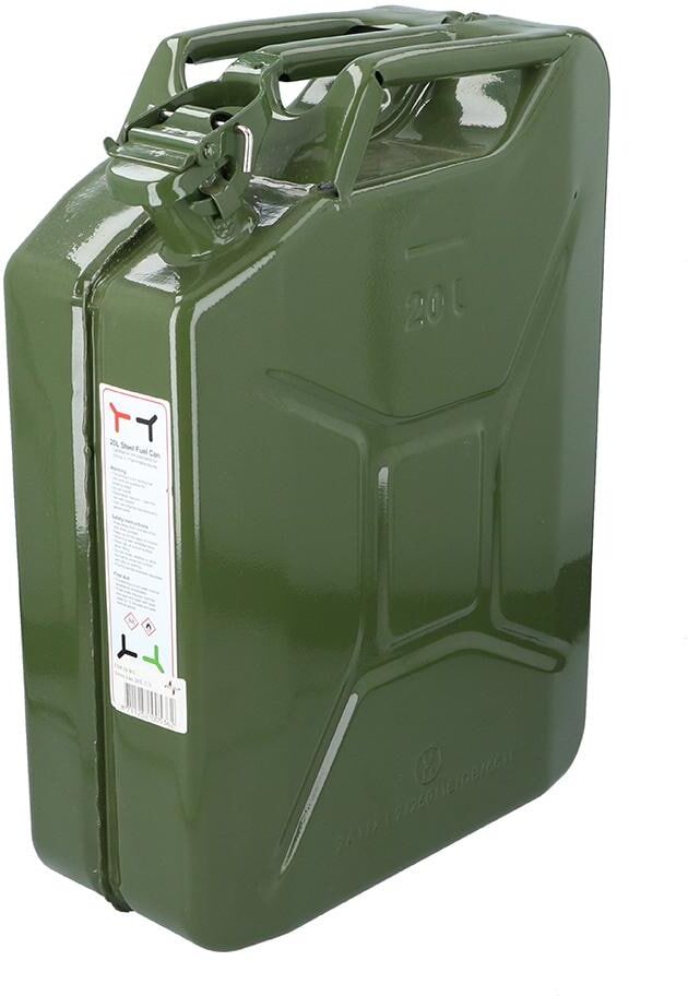 Benzinkanister "20L", grün, 20.000ml, Metall, COLDTEC BY KIBERNETIK, Flüssigkeitsbehälter, Benzinkanister grün 20.000ml