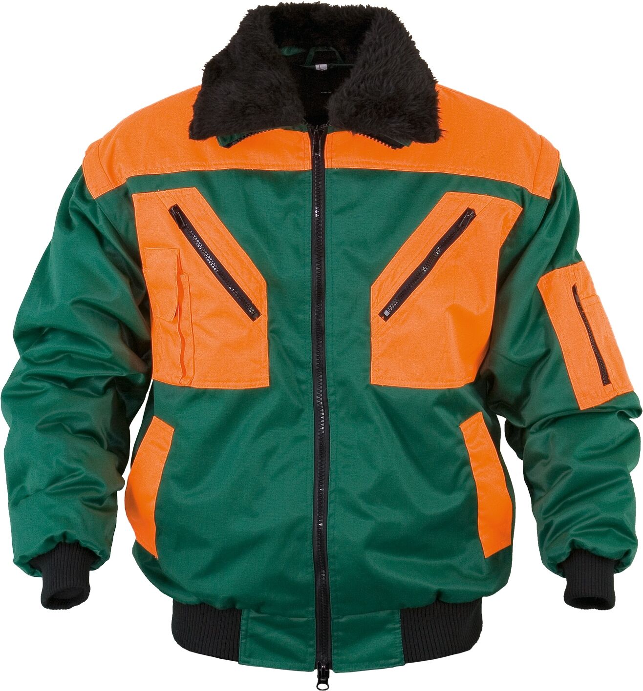 Arbeitsjacke CRAFTLAND "Piloten forst", Damen, Gr. L, grün, Obermaterial: 100% Polyester PES., Jacken Arbeitsjacke