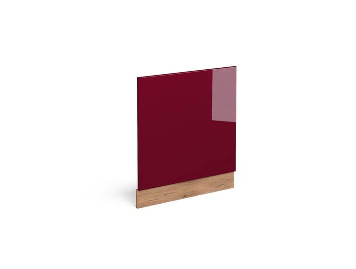 Vicco Frontblende R-Line Rot 60 cm ohne Arbeitsplatte, Rot, Eichefarben, Holzwerkstoff, Rechteckig, 60x57.2x1.6 cm, Küchen, Küchenmöbel, Küchenschränke, Küchenunterschrank