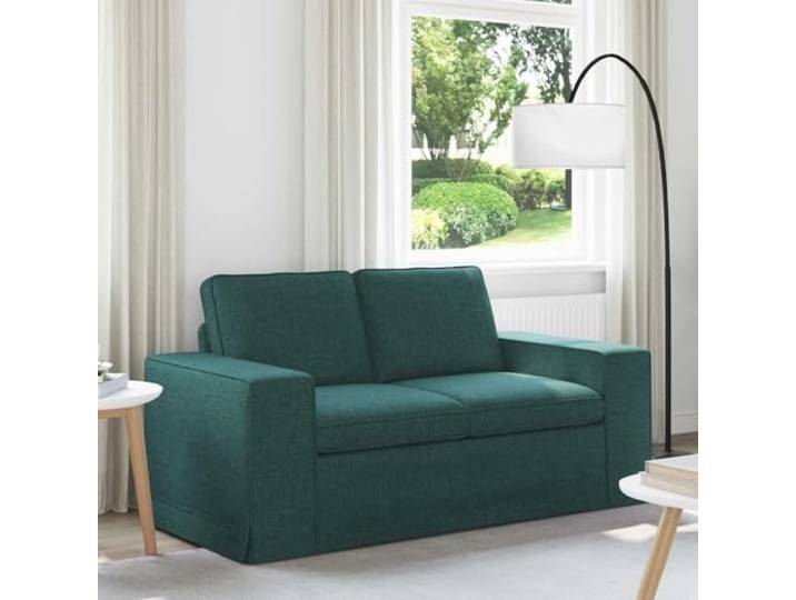ZQQLVOO Sofa Dunkelgrün 162 x 80 x 82 cm Stoff Modular Design, Metallrahmen, Schaumstoff-Faser-Kissen, Wohnzimmer, Schlafzimmer