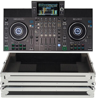 Denon DJ SC Live 4 Magma Case Bundle Noir