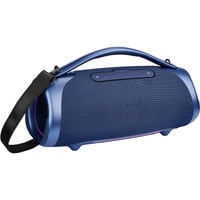 Life P61768 Tragbarer Bluetooth Lautsprecher XL blau, Bluetooth, Dual Illuminated, Lightstrip,Integrierte Powerbank