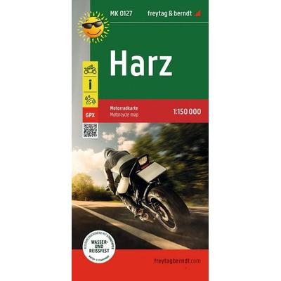 freytag & berndt Motorradkarte Harz 1:150.000, Sonstige von , KOMPASS Freytag & Berndt, 978-3-7079-1985-1