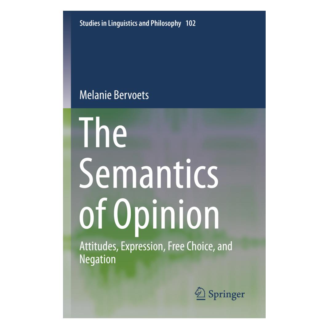 Springer The Semantics of Opinion (Englisch, Softcover, Melanie Bervoets) (56163519)