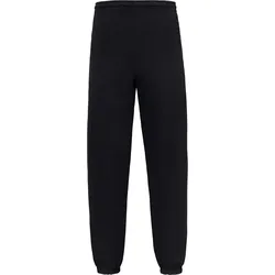 Fruit of the Loom Iconic Premium Jog Pants Unisex mit CiCLO® Technologie, elastische Bündchen & nachhaltig, schwarz, 2XL