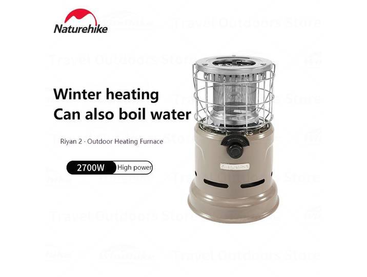 Natureifa-Brûleur à gaz de chauffage d'hiver extérieur, réchaud de cuisine de camping, réchaud précieux, réchaud portable ultraléger, 2700 kg, 1.5 W