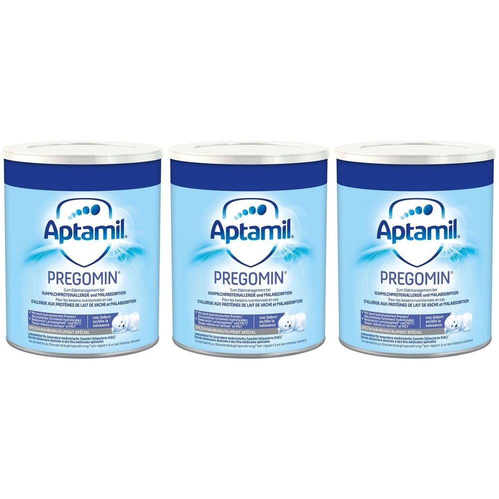 3x Aptamil Pregomin Pulver 3x400 g