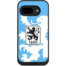 Nivocase Handyhülle für Google Pixel 9a Hülle NIVOpure Case Schwarz Offizielles Lizenzprodukt TSV 1860 (Google Pixel 9a), Smartphone Hülle, Schwarz