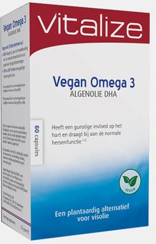 VITALIZE VEGAN OMEGA 3 60 CAPSULAS