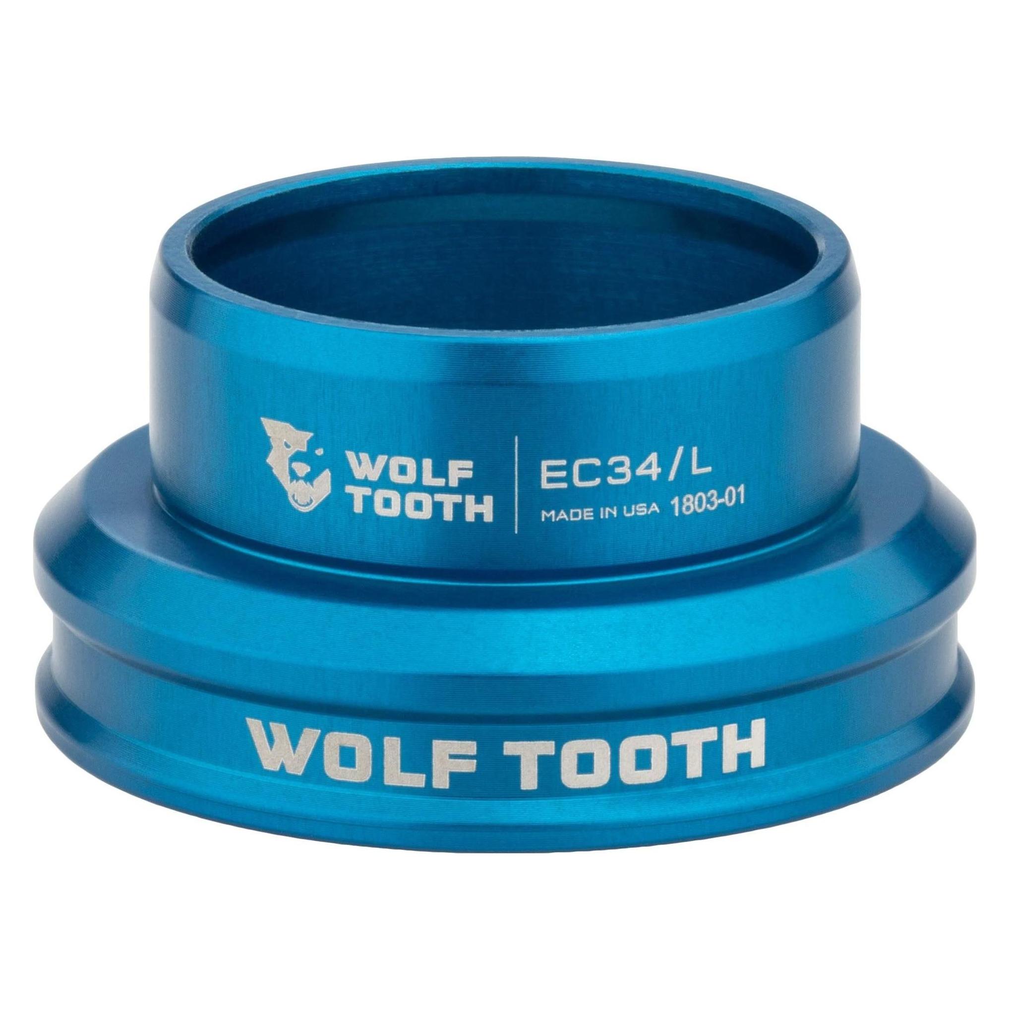 Wolf Tooth Performance Steuersatz Unterteil, 1 1/8", EC34/30, blue (40086982)