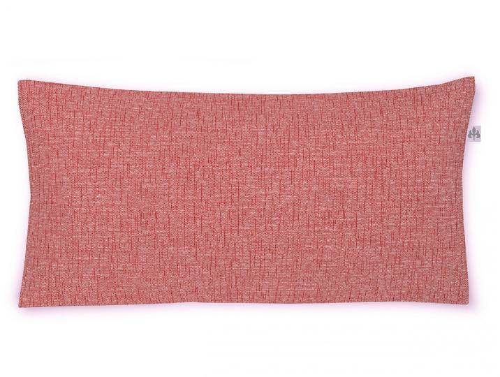 Kissenbezug IRISETTE Carla , rot, B:80cm L:40cm, Mako-Satin, Obermaterial: 100% Baumwolle, Kissenbezüge, Kissenbezug, zeitlose Instagram-Blogger-Kollektion