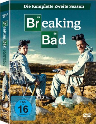 Bryan Cranston - Breaking Bad - Die komplette zweite Season (2 Digipaks im Schuber) [4 DVDs] - Preis vom 14.10.2026 23:07:16 h