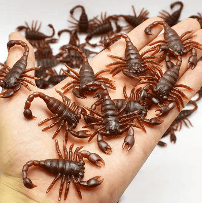 Inspire Curations 48PCS Realistic Fake Bugs Halloween Prank Insects Decoration Set fzxz 12pcs