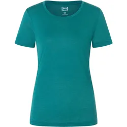 Super Natural, Damen, Sportshirt, W Midsummer Tee (XS), Blau, Türkis