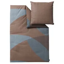 Ibena Satin-Bettwäsche Bugatti 135 x 200 cm Satin Braungrau